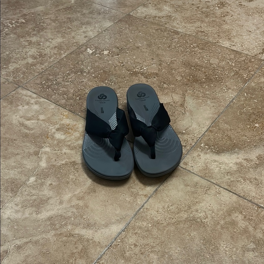 Cloudsteppers by Clarks Black Sandals
